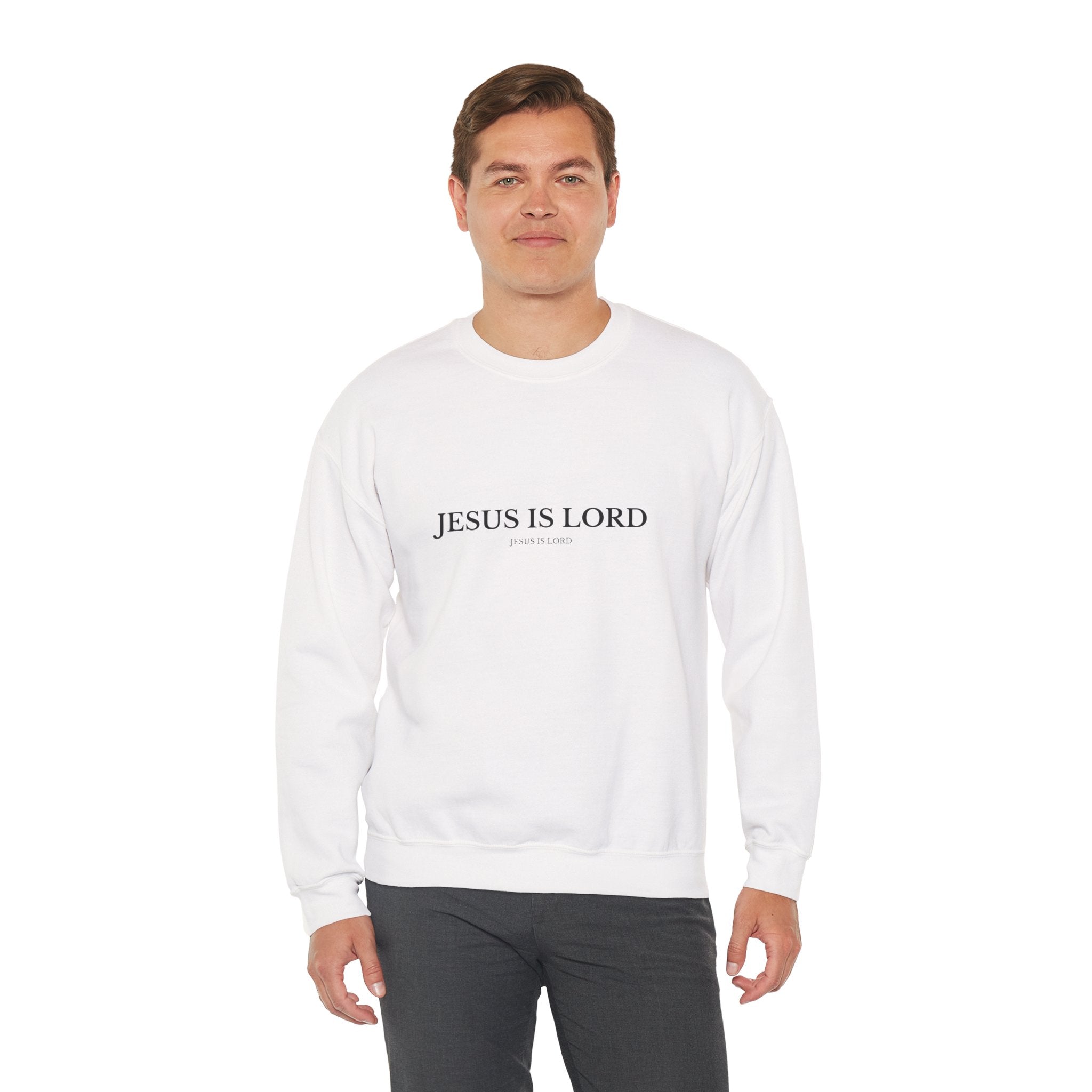 Jesus Is Lord – White Crewneck