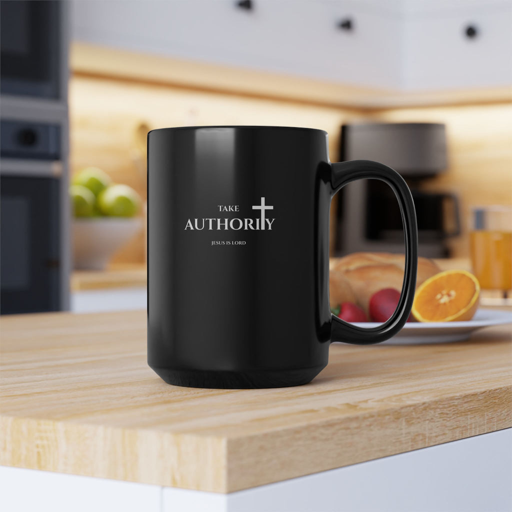 Take Authority – Black 15oz Christian Mug