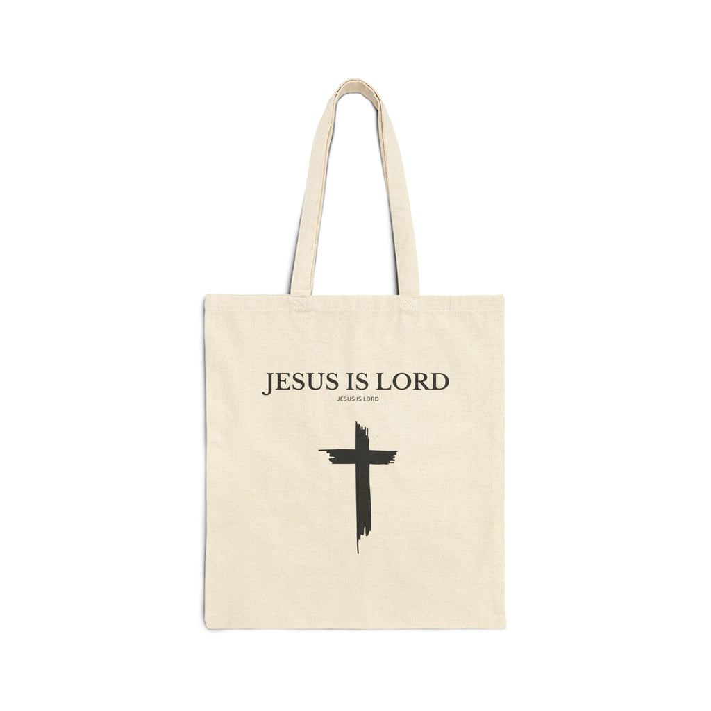 Jesus Is Lord | Christian Canvas Tote Bag